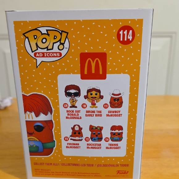 Funko Pop! Tennis McNugget Figure - Red and Orange - Picture 3 of 4